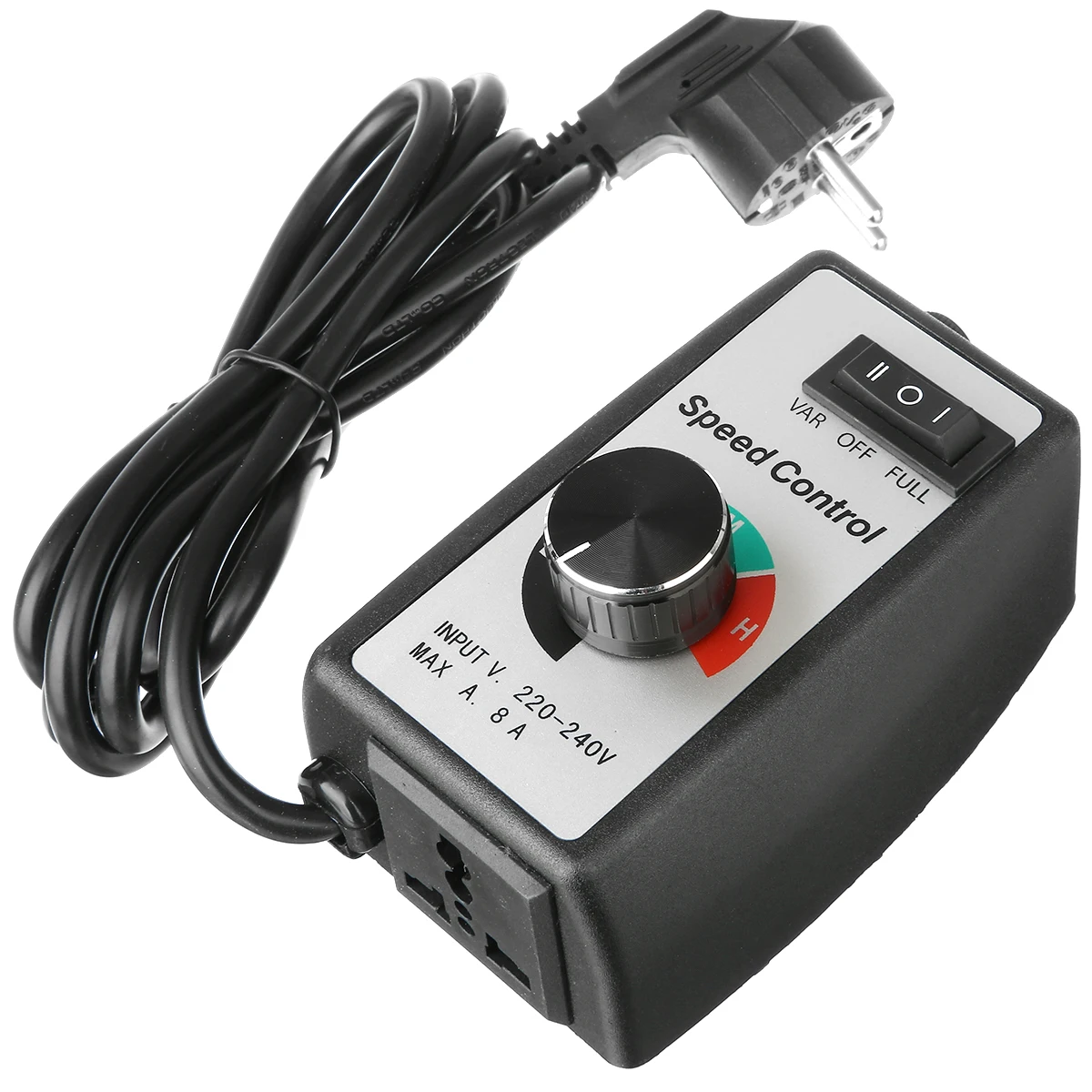 220V-240V 8A Router Speed Control Electric Motor Rheostat Variable Speed Moto Controller EU Plug For Lighting Fans Power Tools
220V-240V 8A Router Speed Control Electric Motor Rheostat Variable Speed Moto Controller EU Plug For Lighting Fans Power Tools