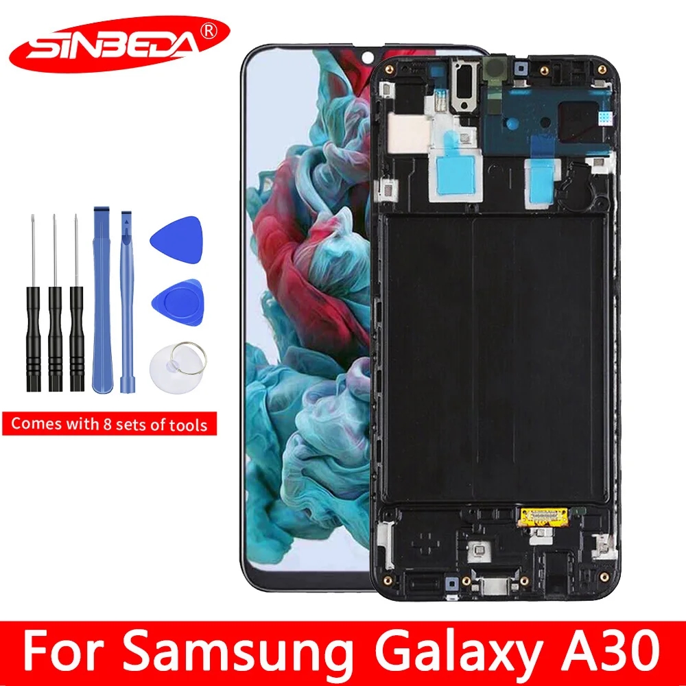 6.4"Super AMOLED LCD For Samsung Galaxy A30 LCD Display Touch Screen Digitizer Assembly For Samsung A30 A305/DS A305F A305F LCD
6.4"Super AMOLED LCD For Samsung Galaxy A30 LCD Display Touch Screen Digitizer Assembly For Samsung A30 A305/DS A305F A305F LCD