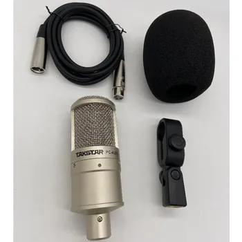 Takstar PC-K200 and C-1 cable,side-address condenser mic studio recording microphone on-stage performance PC Karaoke broadcast
Takstar PC-K200 and C-1 cable,side-address condenser mic studio recording microphone on-stage performance PC Karaoke broadcast