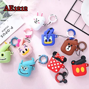Cute AirPods 2 Saving Case Cartoon silicon Protective Cover Air Pod Earphone Box Air pods Headphone Carrying box fundas AE1212
Cute AirPods 2 Saving Case Cartoon silicon Protective Cover Air Pod Earphone Box Air pods Headphone Carrying box fundas AE1212