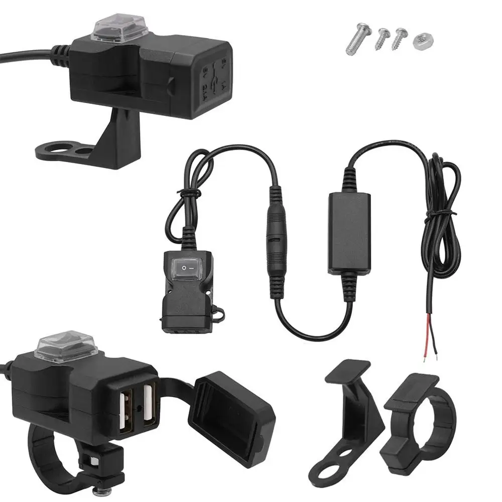 9-24V Universal Motorcycle Electric Car Usb Mobile Phone Car Charger Waterproof Switch One Handlebar Rearview Mirror
9-24V Universal Motorcycle Electric Car Usb Mobile Phone Car Charger Waterproof Switch One Handlebar Rearview Mirror