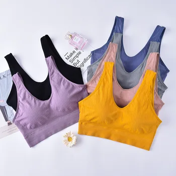 Seamless Bra Stretchy Breathable Bras For Women Lingerie Brassiere With Pads Push Up Active Bra Comfort Underwear Solid Color
Seamless Bra Stretchy Breathable Bras For Women Lingerie Brassiere With Pads Push Up Active Bra Comfort Underwear Solid Color