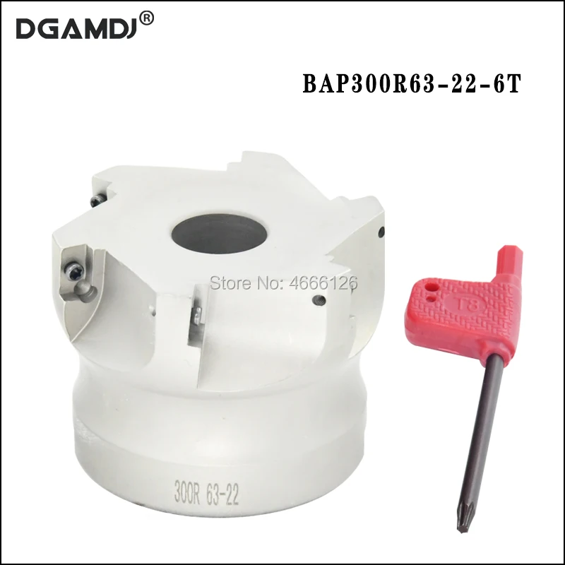 New 1pcs BAP300R 63 22 6T Indexable Face Mill Cutter 6 Flutes Endmill Right Angle Shoulder Face Mill Cutter for APMT1135 Insert
New 1pcs BAP300R 63 22 6T Indexable Face Mill Cutter 6 Flutes Endmill Right Angle Shoulder Face Mill Cutter for APMT1135 Insert