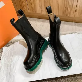 leather boots for women British style autumn net red real soft and winter new style chimney boots with
leather boots for women British style autumn net red real soft and winter new style chimney boots with