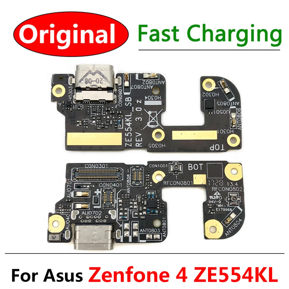 

For ASUS Zenfone 4 ZE554KL Dock Connector Micro USB Charger Charging Port Flex Cable Board With Microphone Replacement Parts