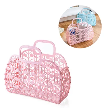 Bathroom Hollow Wash Storage Basket Detachable Shower Basket Plastic Bath Basket Shopping Basket Home Storage Organization
Bathroom Hollow Wash Storage Basket Detachable Shower Basket Plastic Bath Basket Shopping Basket Home Storage Organization