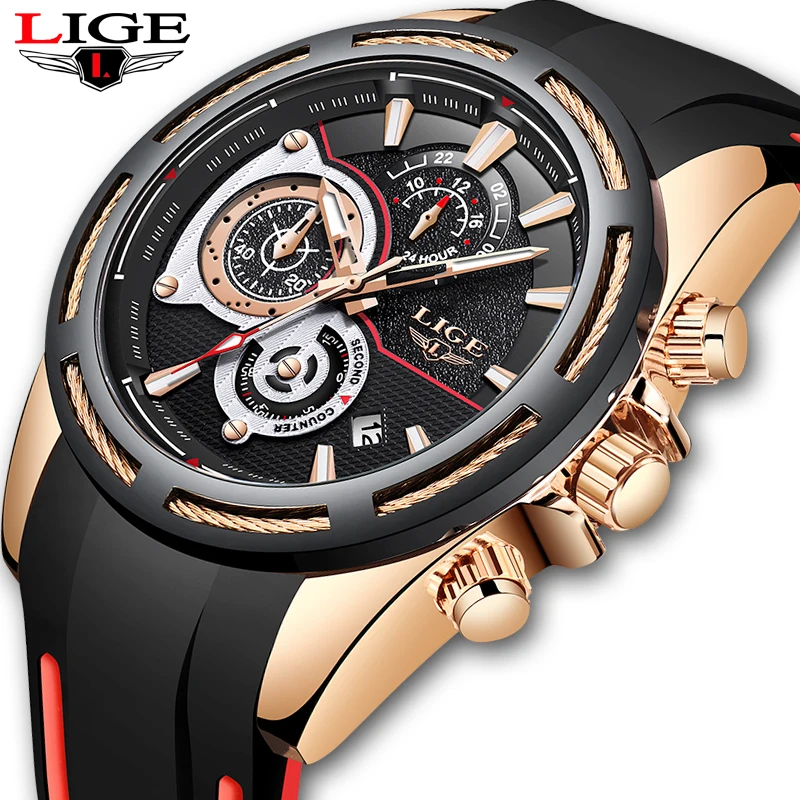 LIGE New Mens Watches Top Luxury Brand Sports Leisure Watch Men's Quartz Date Clock Waterproof Wrist Watch Relogio Masculino
LIGE New Mens Watches Top Luxury Brand Sports Leisure Watch Men's Quartz Date Clock Waterproof Wrist Watch Relogio Masculino