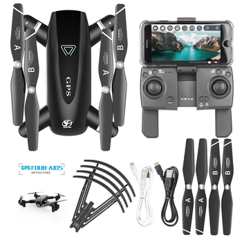 S167 Drone With Camera GPS 5G RC Quadcopter Drones 4K 18min WIFI FPV Foldable Off-Point Flying Gesture Photos Video Helicopter
S167 Drone With Camera GPS 5G RC Quadcopter Drones 4K 18min WIFI FPV Foldable Off-Point Flying Gesture Photos Video Helicopter
