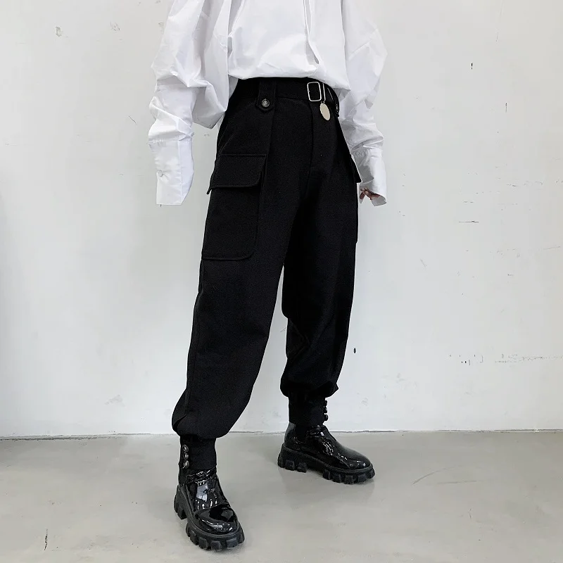 2020 Spring And Autumn New Dark Personality Design Three-dimensional Pocket Wild Solid Color Pants Pants Fashion Casual Overalls
2020 Spring And Autumn New Dark Personality Design Three-dimensional Pocket Wild Solid Color Pants Pants Fashion Casual Overalls