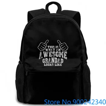 What An Awesome Grandad Looks Like Grandpa Old Birthday New - women men backpack laptop travel school adult student
What An Awesome Grandad Looks Like Grandpa Old Birthday New - women men backpack laptop travel school adult student