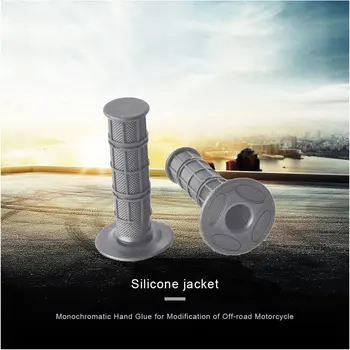 Cross-Country Motorcycle Modification Parts Monochrome Handle Rubber Cross-Country Hand Glue Silicone Cover Set Black
Cross-Country Motorcycle Modification Parts Monochrome Handle Rubber Cross-Country Hand Glue Silicone Cover Set Black