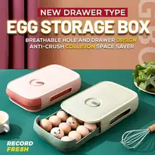 New Drawer Type Egg Storage Box Stackable Auto Scrolling Egg Holder Eggs Fresh-Keeping Box Refrigerator Eggs Trays Food Storage
New Drawer Type Egg Storage Box Stackable Auto Scrolling Egg Holder Eggs Fresh-Keeping Box Refrigerator Eggs Trays Food Storage