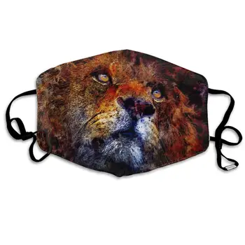 Watercolor Lion Washable Reusable Mask, Cotton Anti Dust Half Face Mouth Mask For Kids Teens Men Women With Adjustable Ear
Watercolor Lion Washable Reusable Mask, Cotton Anti Dust Half Face Mouth Mask For Kids Teens Men Women With Adjustable Ear
