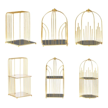 Nordic Simple Desktop Storage Rack Portable Hollow Bird Cage Cosmetic Display 449C
Nordic Simple Desktop Storage Rack Portable Hollow Bird Cage Cosmetic Display 449C