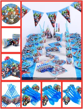 82pc/set the Avengers Birthday Party Supplies Decorations Kids Tableware Tablecloth Plates Cups Banner Baby Favors Gifts Boy
82pc/set the Avengers Birthday Party Supplies Decorations Kids Tableware Tablecloth Plates Cups Banner Baby Favors Gifts Boy