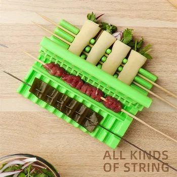 Multi-functional Double Row BBQ Meat Skewer String Artifact Wear Food Meat String Device Skewer For Beef Pork Maker Tools
Multi-functional Double Row BBQ Meat Skewer String Artifact Wear Food Meat String Device Skewer For Beef Pork Maker Tools