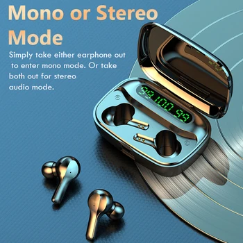 Wireless Bluetooth Headphones Charging Case Bluetooth 5.0 Earphone Sport Earbud Waterproof Headphone With Microphone
Wireless Bluetooth Headphones Charging Case Bluetooth 5.0 Earphone Sport Earbud Waterproof Headphone With Microphone