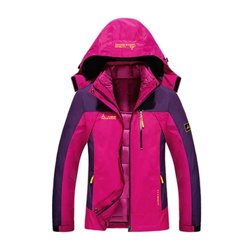 Outdoor Jackets Women Hiking Sking Climbing Winter Warm 3in1 Hood Detach Windbreaker Beautiful Waterproof Thermal 
Outdoor Jackets Women Hiking Sking Climbing Winter Warm 3in1 Hood Detach Windbreaker Beautiful Waterproof Thermal