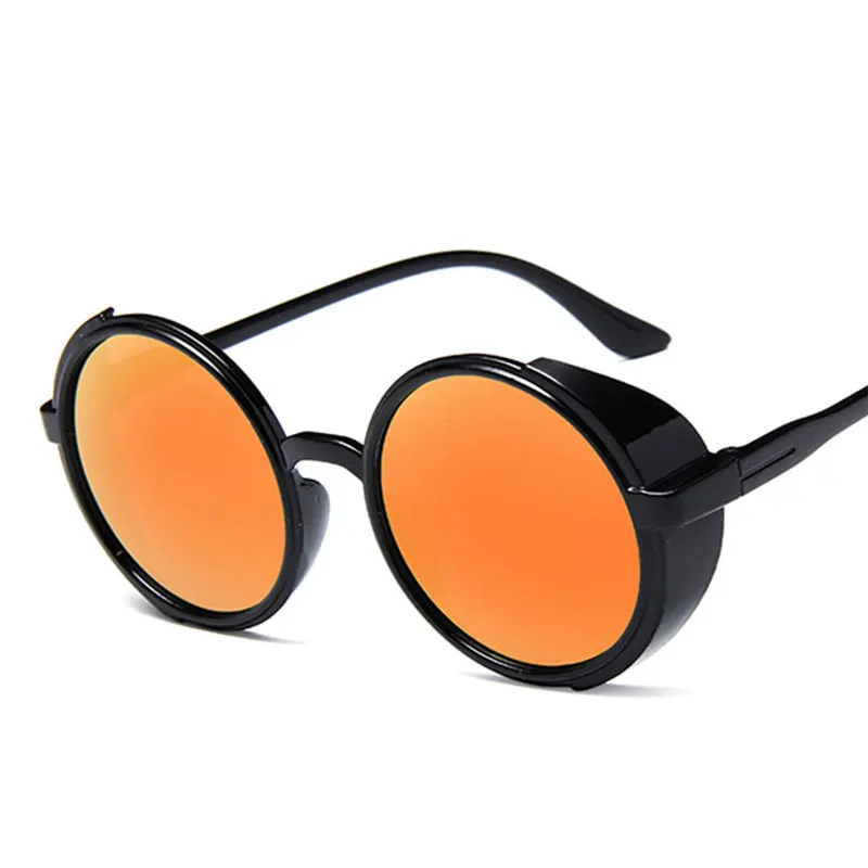 Женские солнцезащитные очки в стиле стимпанк круглые ретро персонализированные