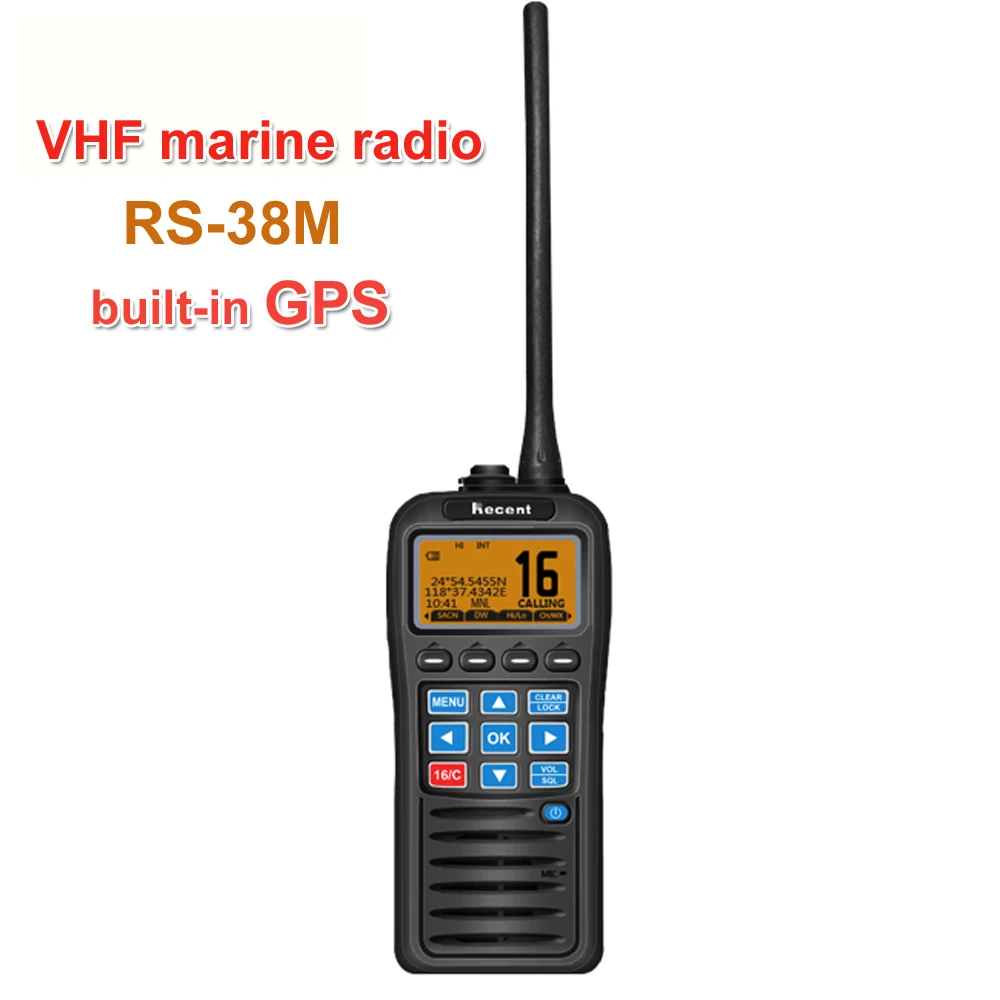 With GPS VHF Marine Radio RS-38M IP67 Waterproof Float Walkie Talkie Tri-watch 156.025-157.425MHz Transceiver two way radio
With GPS VHF Marine Radio RS-38M IP67 Waterproof Float Walkie Talkie Tri-watch 156.025-157.425MHz Transceiver two way radio