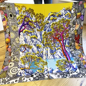 14m/m Pure Twill Silk Scarf Women Brand Design Handmade Hemming Printing Scarves Shawls Wraps 140*140cm Pashmina
14m/m Pure Twill Silk Scarf Women Brand Design Handmade Hemming Printing Scarves Shawls Wraps 140*140cm Pashmina