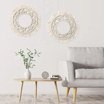 Bohemian Fringed Wall Frame Tapestry Macrame Ceremony Background Wall Decor Art Frame For Home Living Room Decoration
Bohemian Fringed Wall Frame Tapestry Macrame Ceremony Background Wall Decor Art Frame For Home Living Room Decoration