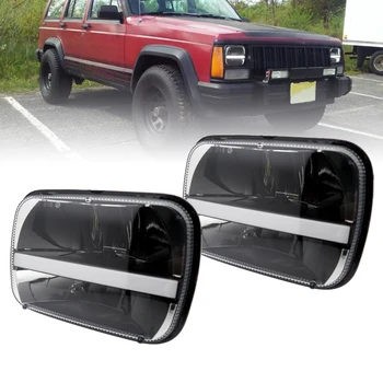 5X7 Inch LEDRectangular Headlight New LED Replacement for Jeep Cherokee XJ Trucks With DRL7x6 Amber Turn signal Headlamp
5X7 Inch LEDRectangular Headlight New LED Replacement for Jeep Cherokee XJ Trucks With DRL7x6 Amber Turn signal Headlamp