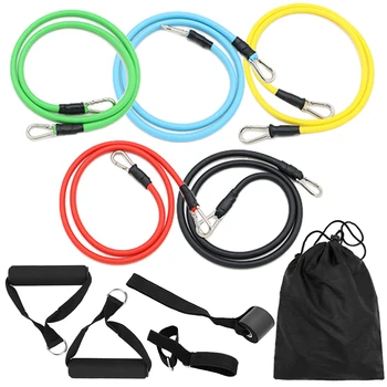 11Pcs Resistance Bands Set Expander Yoga Exercise Fitness Rubber Tubes Band Stretch Training Home Gyms Workout Elastic Pull Rope
11Pcs Resistance Bands Set Expander Yoga Exercise Fitness Rubber Tubes Band Stretch Training Home Gyms Workout Elastic Pull Rope