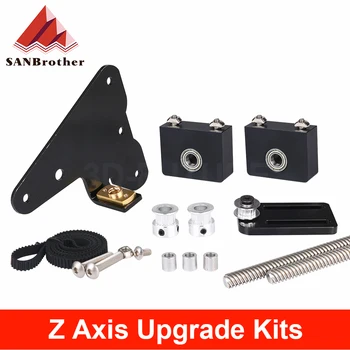 

3D Printer Parts Upgrade Kits Creality Ender 3/CR10 Dual Z Axis T8 Lead Screw Kits Bracket Aluminum Profile WIth Belt Pulley