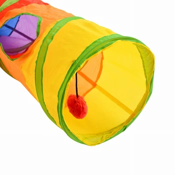 Cat Play Multicolor Interactive Toy Foldable 2 Holes Cat Tunnel With Ball Kitten Toy Bulk Toy Pet Accessories Funny Pet Tunnel
Cat Play Multicolor Interactive Toy Foldable 2 Holes Cat Tunnel With Ball Kitten Toy Bulk Toy Pet Accessories Funny Pet Tunnel