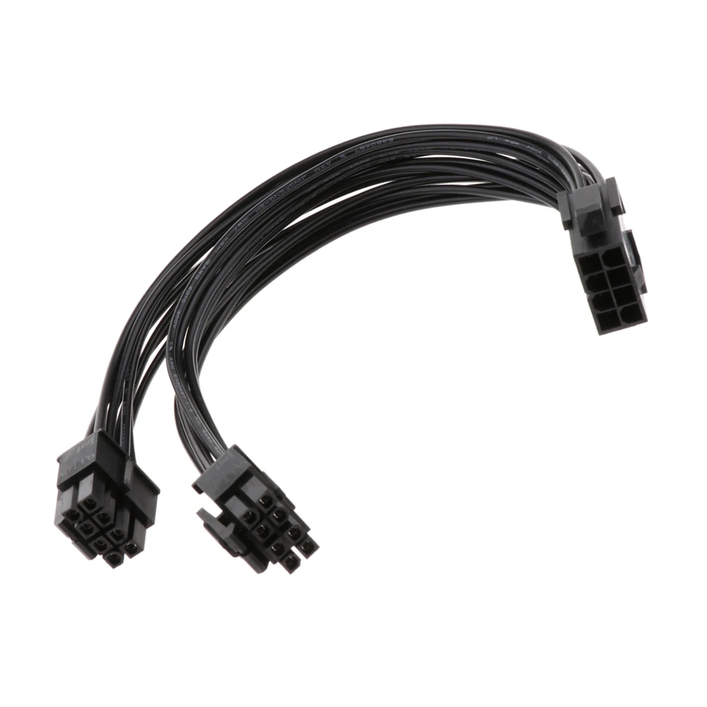 CPU 8 Pin to 2 x CPU 8 Pin (4+4) Motherboard CPU Power Adapter Y-splitter Extension Cable CPU 8 Pin to 2 x CPU 8 Pin (4+4) Motherboard CPU Power Adapter Y-splitter Extension Cable