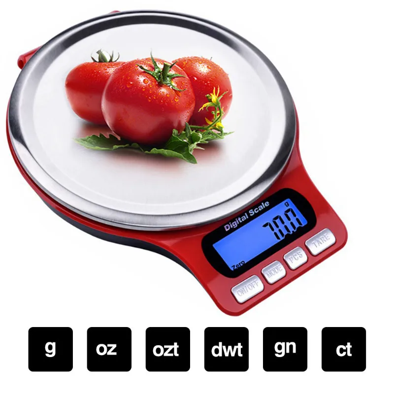 Stainless Steel Platform Kitchen Scale LCD Digital Food Scale With tare function Ultra-thin Mini Weighing Scale 5Kg/1g 3Kg/0.1g
Stainless Steel Platform Kitchen Scale LCD Digital Food Scale With tare function Ultra-thin Mini Weighing Scale 5Kg/1g 3Kg/0.1g