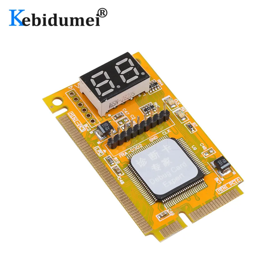 Анализатор Kebidumei Mini PCI E LPC для ПК тестер почтовой карты er ноутбука шестиуровневый