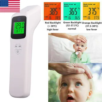 Digital Infrared Thermometer Gun Non-contact Infrared Forehead Thermometer Baby Kids Adult Digital Forehead Thermometer
Digital Infrared Thermometer Gun Non-contact Infrared Forehead Thermometer Baby Kids Adult Digital Forehead Thermometer