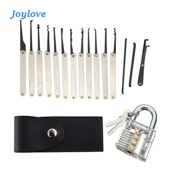 JOYLOVE Fifteen-piece Set Plus five-piece Set Plus Transparent Lock Unlock Combination With Practice Lock Set Hand Tool
JOYLOVE Fifteen-piece Set Plus five-piece Set Plus Transparent Lock Unlock Combination With Practice Lock Set Hand Tool
