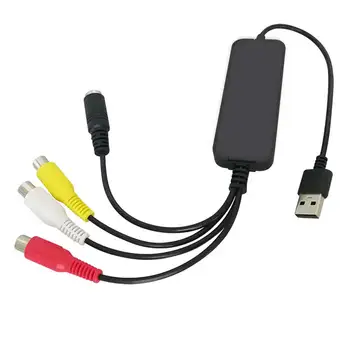 USB2.0 Mini Video Card ABS For PC VHS To DVD Converter Digitizes Portable Adapter Audio Live Streaming TV Easy Cap
USB2.0 Mini Video Card ABS For PC VHS To DVD Converter Digitizes Portable Adapter Audio Live Streaming TV Easy Cap