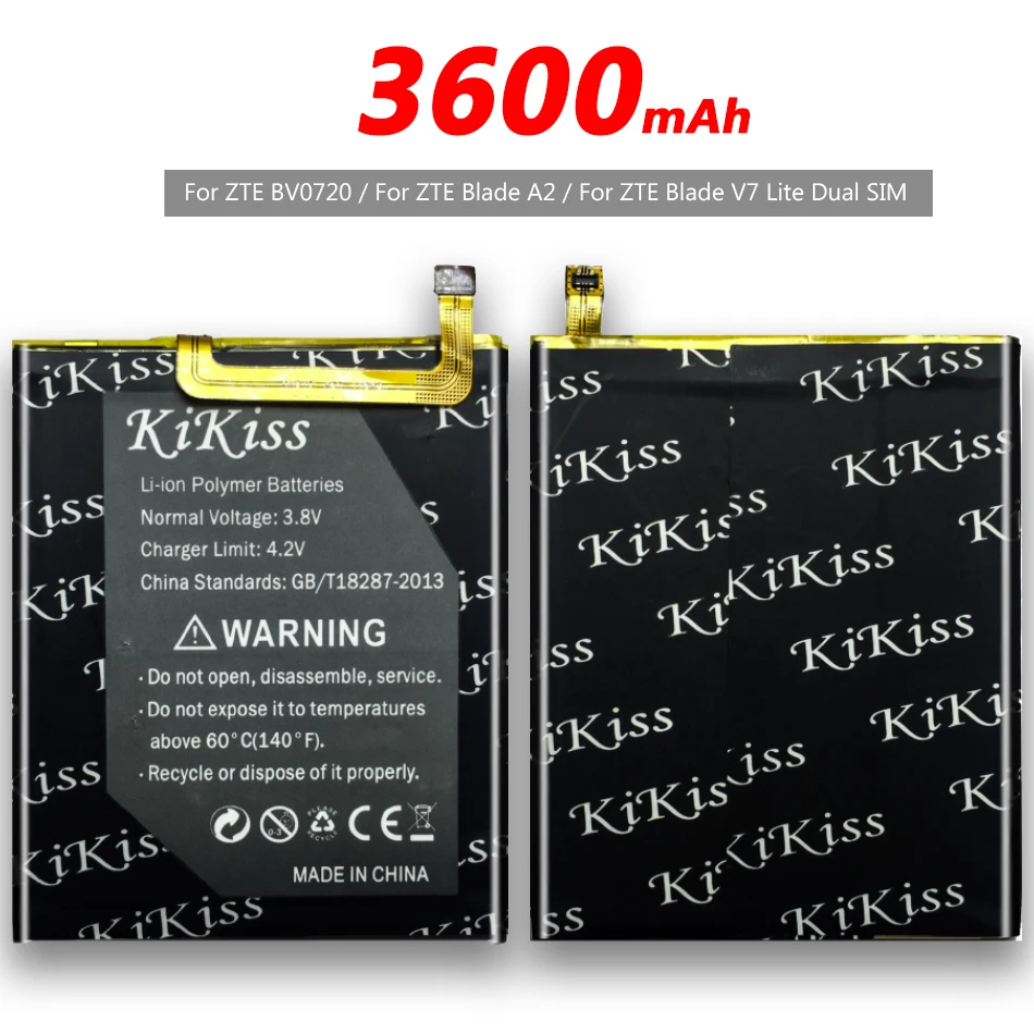 Free tool 3600mAh For ZTE Blade A2 V7 Lite Dual SIM BV0720 Mobile Phone Battery Li3825T43P3H736037 +Tracking Number | Мобильные