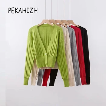 2019 Autumn winter fashion red green button cardigan women long sleeve knited sweater short jumper top korean pull femme
2019 Autumn winter fashion red green button cardigan women long sleeve knited sweater short jumper top korean pull femme