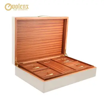 VOLENX Spanish Cedar Wood Cigar Box Desktop Decoration Handmade Cigar Cabinet Classic Cigarette Case Accessories White Humidor
VOLENX Spanish Cedar Wood Cigar Box Desktop Decoration Handmade Cigar Cabinet Classic Cigarette Case Accessories White Humidor
