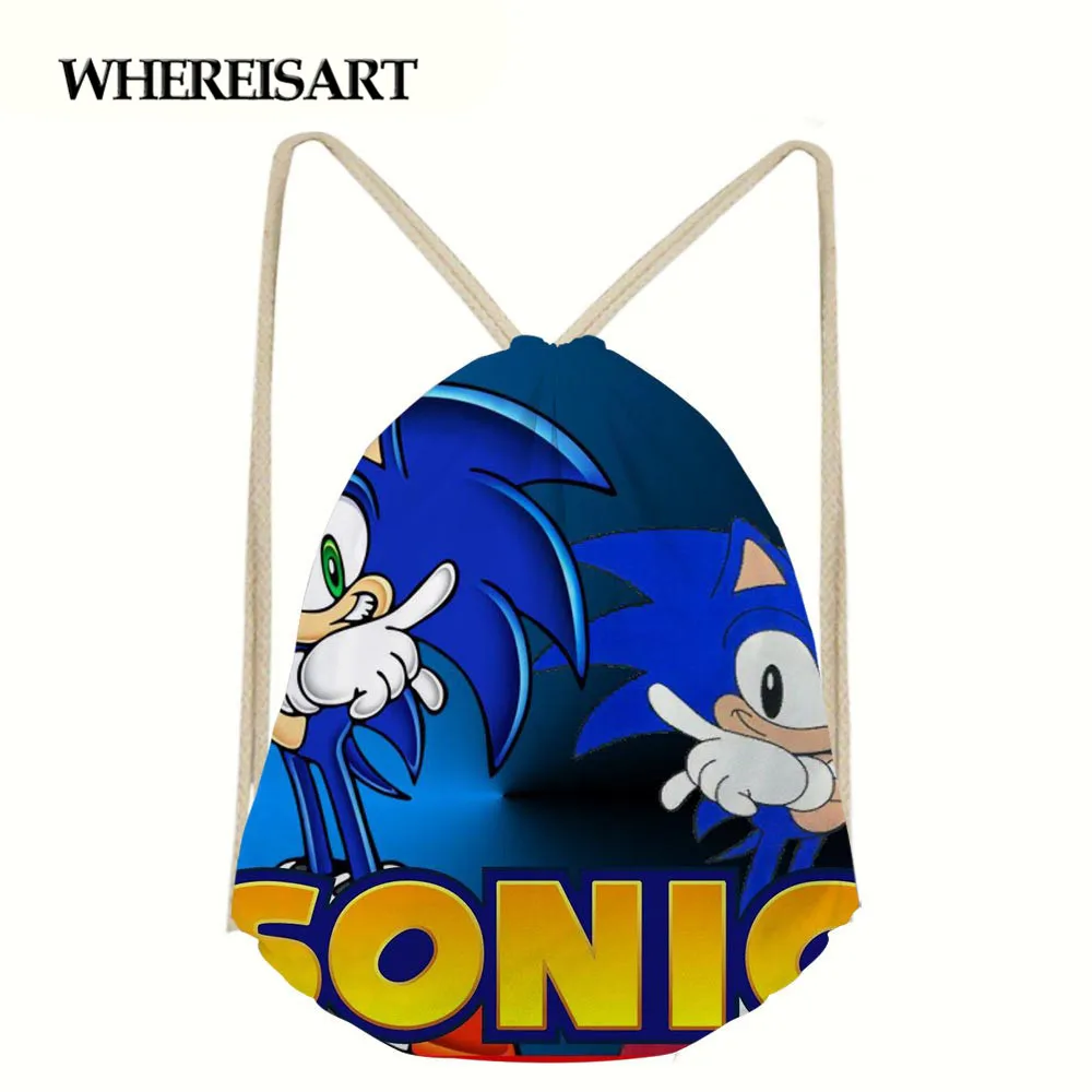 WHEREISART Drawstring Bag for Boys Sonic the Hedgehog Backpack String School Bags Men's Mochila Shoes Package Bag Dropshipping
WHEREISART Drawstring Bag for Boys Sonic the Hedgehog Backpack String School Bags Men's Mochila Shoes Package Bag Dropshipping