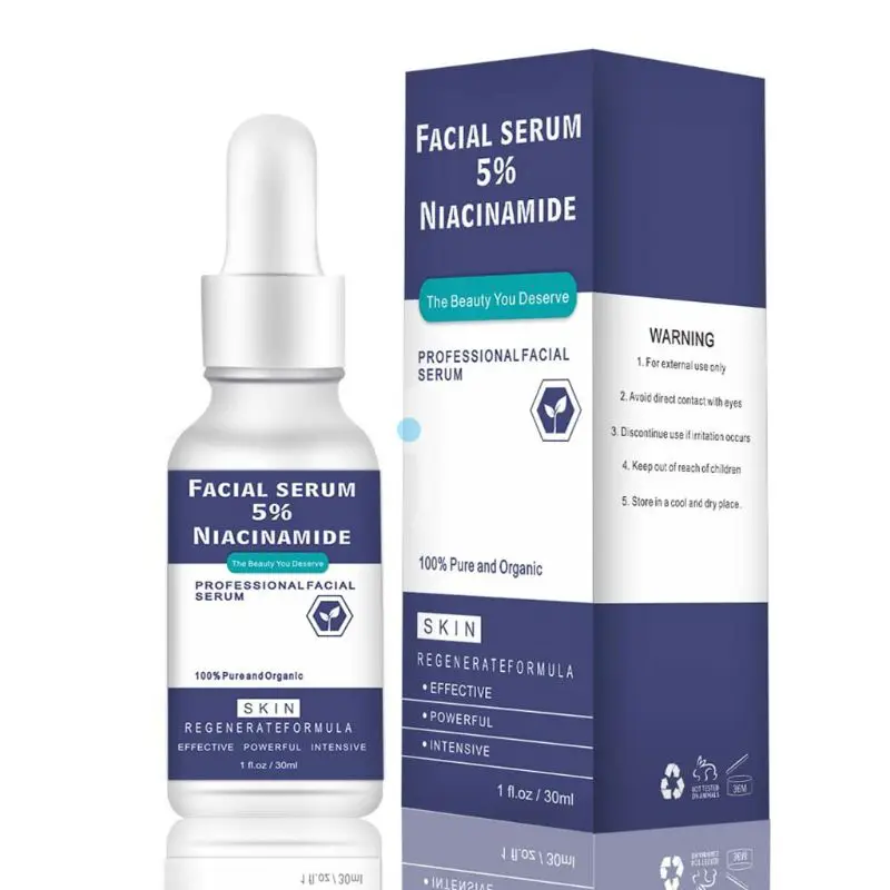 30ml Face Serum with 5% Niacinamide Shrinks Pores Reduces Wrinkles Essence Facial Moisturizing Skin Care
30ml Face Serum with 5% Niacinamide Shrinks Pores Reduces Wrinkles Essence Facial Moisturizing Skin Care