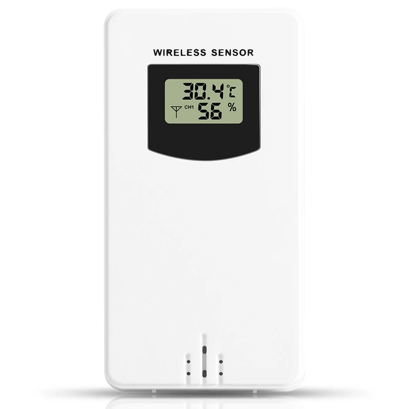 Digital Temperature and Humidity Wireless Sensor Meter Hygrometer Electronic Thermometer Indoor / Upper with Weather Station
Digital Temperature and Humidity Wireless Sensor Meter Hygrometer Electronic Thermometer Indoor / Upper with Weather Station