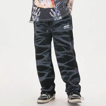 

EWQ / men's wear Tie-dye loose casual pants 2020 spring summer new tide hip-hop high street thin Sweatpants elastic waist 9Y1743