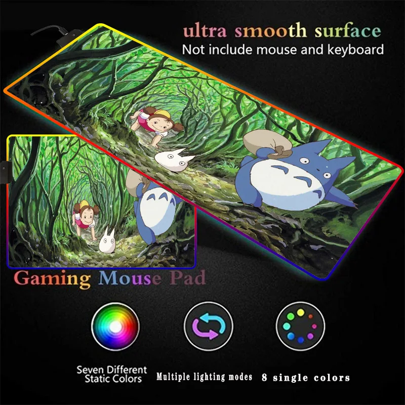 Totoro Anime Mouse Pads RGB Glow Pad To Mouse Notbook Computer Mousepad Best Gaming Mousepad Gamer To Keyboard Laptop Mouse Mat
Totoro Anime Mouse Pads RGB Glow Pad To Mouse Notbook Computer Mousepad Best Gaming Mousepad Gamer To Keyboard Laptop Mouse Mat