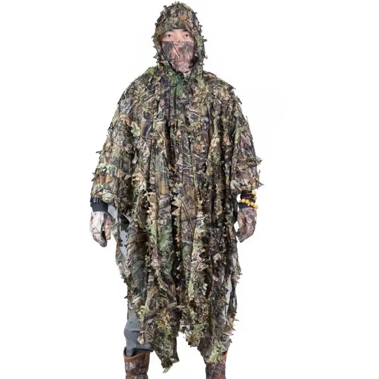 

Hunting Clothes New 3D Maple Leaf Bionic Ghillie Suits Sniper Birdwatch Airsoft Camouflage Clothing Army Tactical Jack Fishing