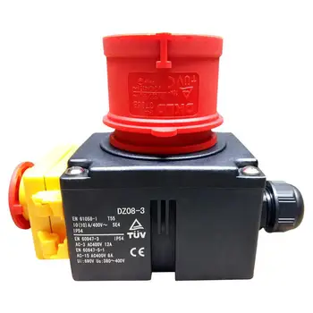 DKLD DZ08-3 2 in 1 400V Waterproof Industrial Emergency Stop Electromagnetic Pushbutton Switch 2P+N+E Plug KOA7 for Bench Drill
DKLD DZ08-3 2 in 1 400V Waterproof Industrial Emergency Stop Electromagnetic Pushbutton Switch 2P+N+E Plug KOA7 for Bench Drill