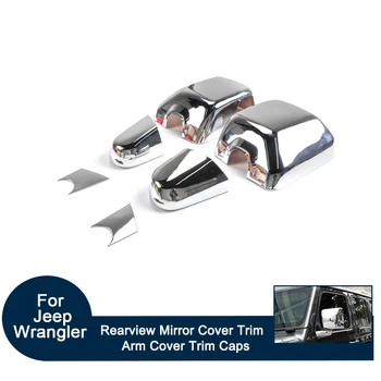Car Rearview Mirror Cover Chrome Trim for Jeep Wrangler JL 2018 Rear Mirror Protective Shell Modification 6pcs(set) Car-styling
Car Rearview Mirror Cover Chrome Trim for Jeep Wrangler JL 2018 Rear Mirror Protective Shell Modification 6pcs(set) Car-styling