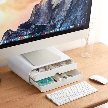 Riser Stand Desktop Desk Organizer PC Laptop Ergonomic Design Screen Support Storage Office Computer Monitor Holder With Drawer
Riser Stand Desktop Desk Organizer PC Laptop Ergonomic Design Screen Support Storage Office Computer Monitor Holder With Drawer