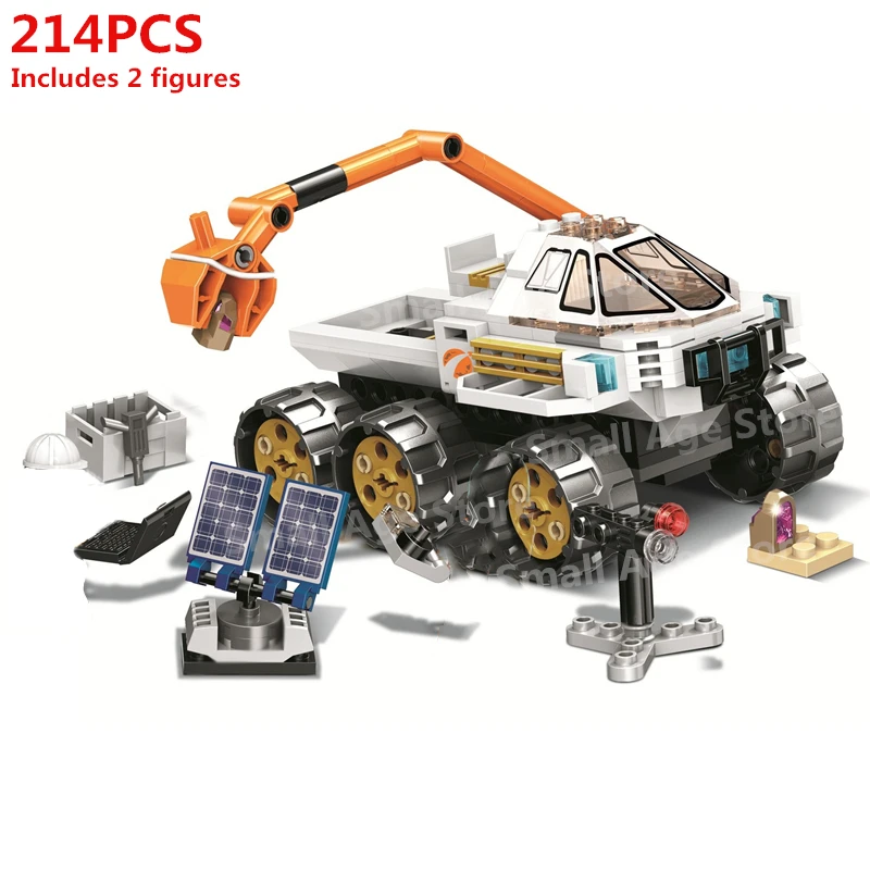 City Series Spaceflight Mars Rover Testing Drive Building Kit Blocks Sets Bricks Rocket Cosmonaut Model Children Toys Gifts
City Series Spaceflight Mars Rover Testing Drive Building Kit Blocks Sets Bricks Rocket Cosmonaut Model Children Toys Gifts