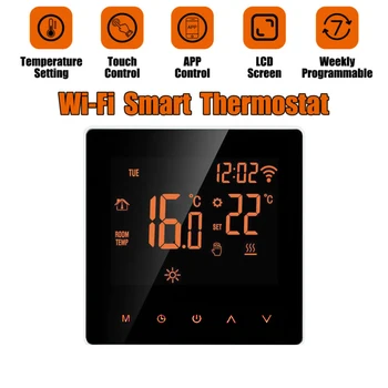 Programmable Wifi Wireless Thermometer Heated Digital Thermostat LCD Screen App Control Thermometers
Programmable Wifi Wireless Thermometer Heated Digital Thermostat LCD Screen App Control Thermometers